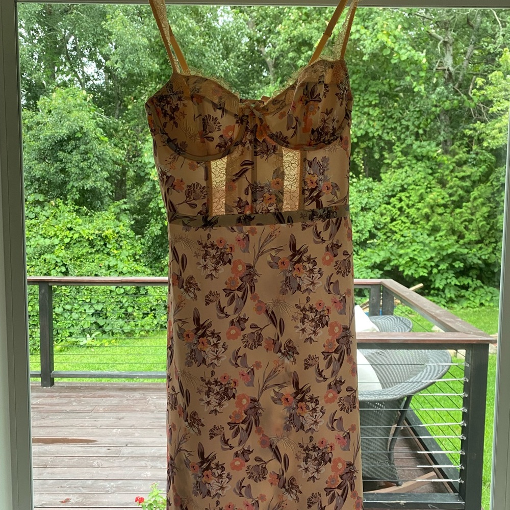 Victoria Secret Floral Lingerie Dress Size M